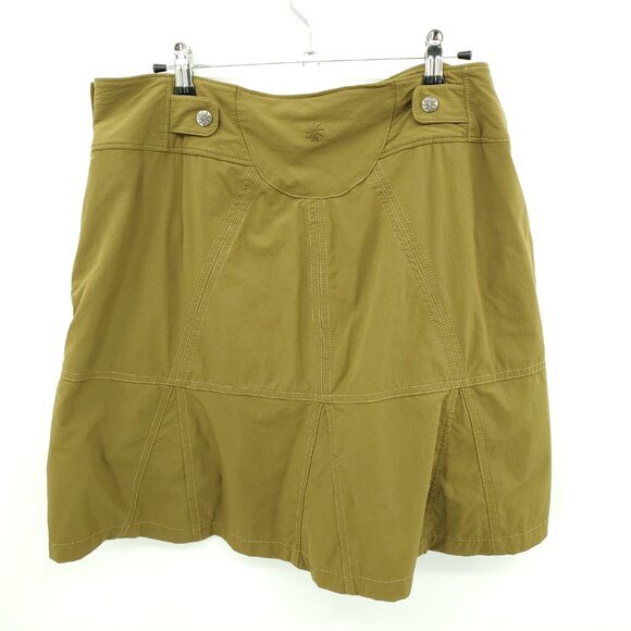 Athleta Hit The Trail Skort #405141 Sz10 Earth Green - Picture 3 of 16